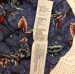 Hollister floral boho wrap blouse like new, blue and red