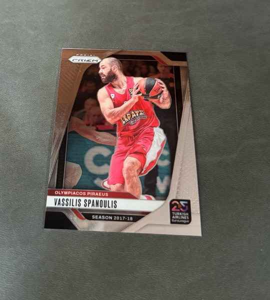 Vassilis Spanoulis Base Prizm Olympiacos 1