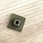 Set of 10 classic brass cabinet knobs