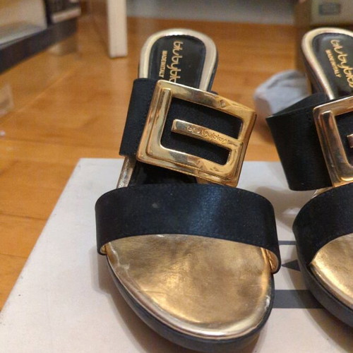 Blu Byblos sandals new, size 41, black with gold