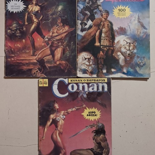 Conan the Barbarian comics bundle used, set of 6 issues