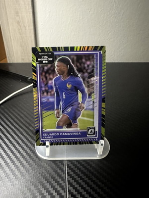 2025/2026 Panini Donruss Road to World Cup Eduardo Camavinga Optic Electricity Κάρτα καινούργια