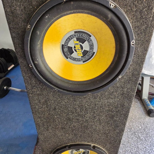 Car audio system used with Earthquake Powerhouse PH 2.5 amplifier and Bolt speakers