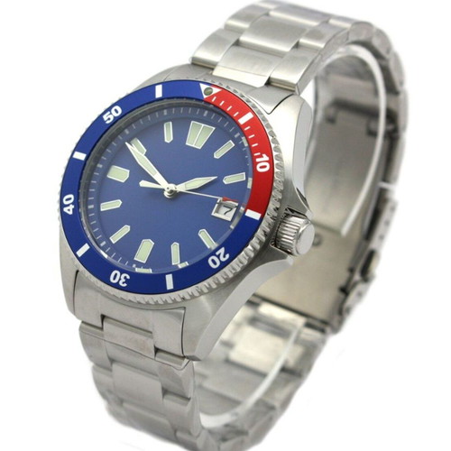Seiko NH35 Professional Diver Watch 20 ATM, silver