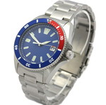 Seiko NH35 Professional Diver Watch 20 ATM, silver