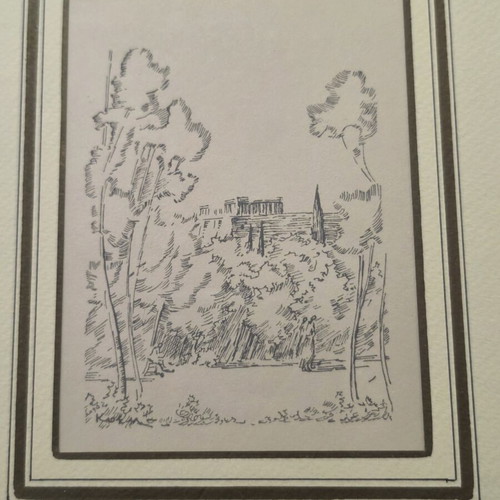 Pair of original signed drawings by Georgios Kosmadopoulos used