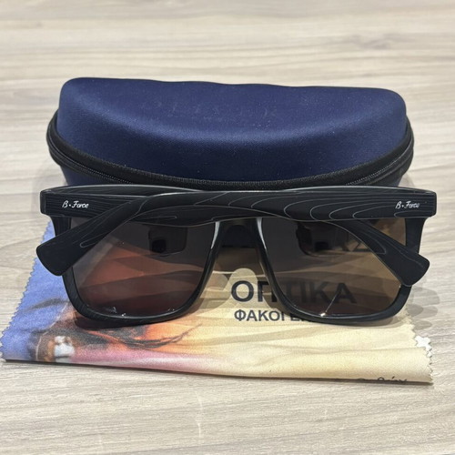 Beach Force BF07031K polarized sunglasses, black wood look