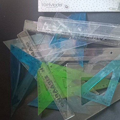Rulers set refurbished, all together