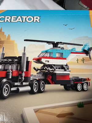 Lego 31146 3 σε 1, νταλίκα και ελικόπτερο, καινούργιο