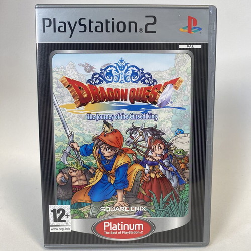 Dragon Quest The Journey of The Cursed King PlayStation 2 Platinum like new, English