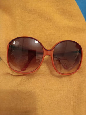 Tortoise sunglasses like new, seventies design, terracotta color