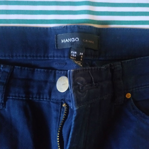 Mango blue pants size M like new