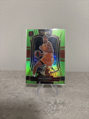 2025-26 Panini Select Euroleague Omari Moore Neon Green Premier card