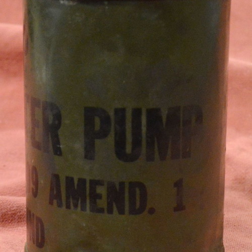American military grease package WW2 used, one pound