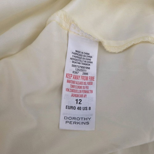 Dorothy Perkins yellow maxi dress used, size L