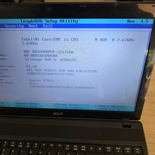 Acer Aspire 5742G μεταχειρισμένο laptop με Intel i5, HDD 250GB, ATI, Windows 10