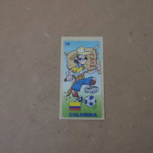 Collectible sticker from World Cup '94 gum used