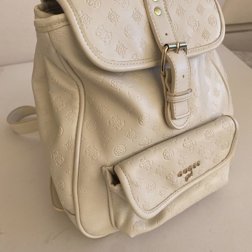 Guess women's backpack like new, white