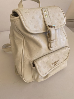 Guess women's backpack like new, white