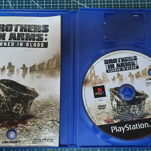 Brothers in Arms: Earned in Blood PS2 Black Label used, complete in box