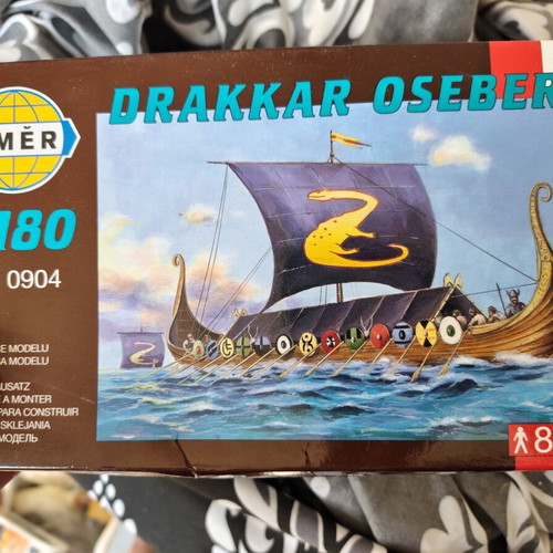 Viking Ship Model Kit 1/180 Scale Smer like new