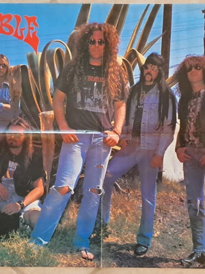Trouble and Running Wild Pantera Official Metal Hammer Magazine posters