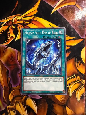 Yu-Gi-Oh! Majesty with Eyes of Blue κάρτα μαγείας