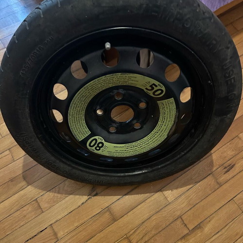 Rim with used tire