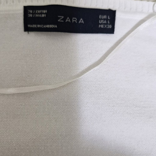 Zara women's cardigan white like new size L
