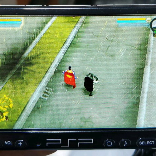 Justice League Heros PSP game used, fully functional umd