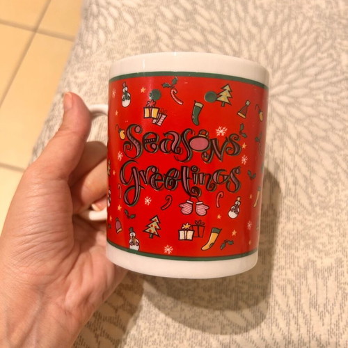 Christmas large mug like new