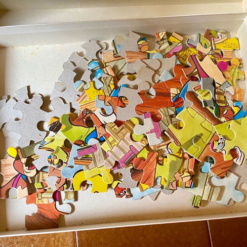 Tom and Jerry puzzle used, 104 pieces