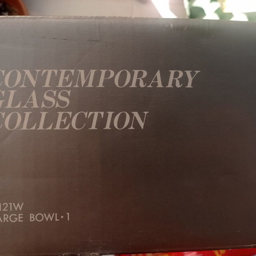 Crystal bowl unused