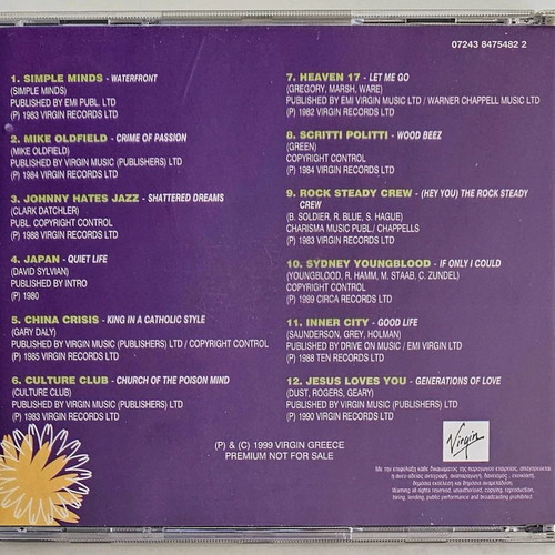 Electric 80's CD like new, electro pop and new wave hits