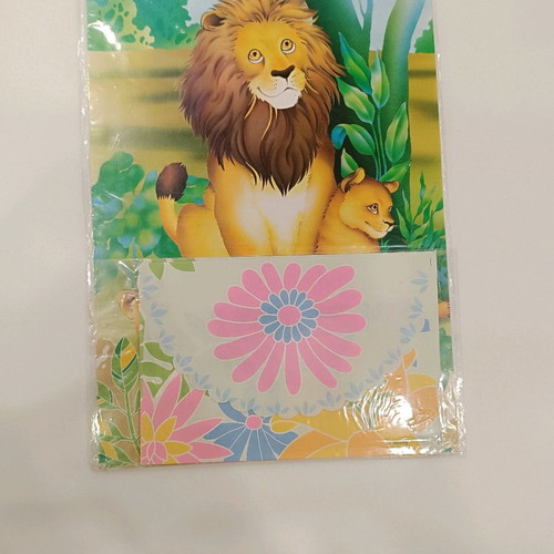 Letter writing set with 1 sheet and 1 envelope