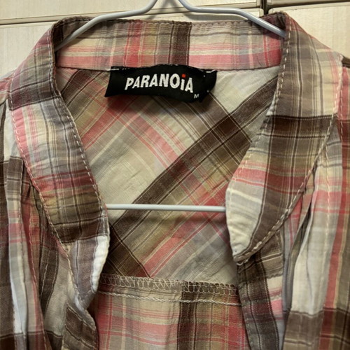 Checked shirt used, size M, multicolor