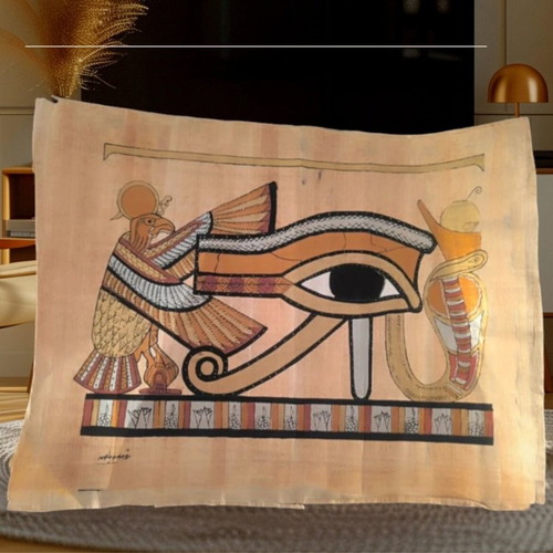 Authentic Egyptian Papyrus The Eye of Ra Horus new