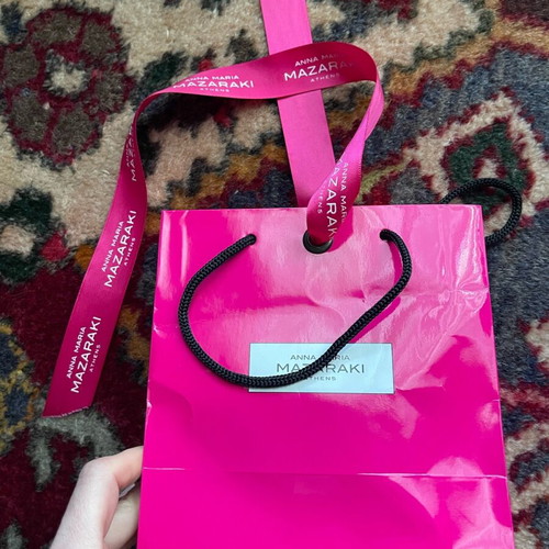 Anna Maria Mazaraki paper bag new, empty