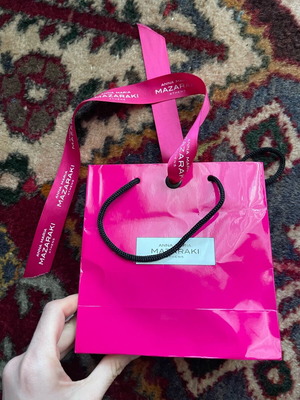 Anna Maria Mazaraki paper bag new, empty
