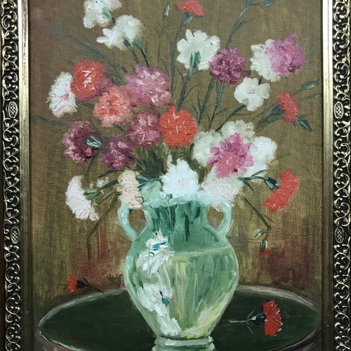 Oil painting Giannis Michas 1979 used