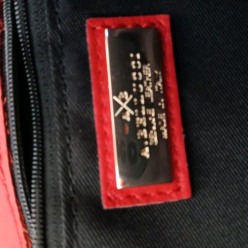 A.BELLUCCI shoulder bag new, red, Italian origin