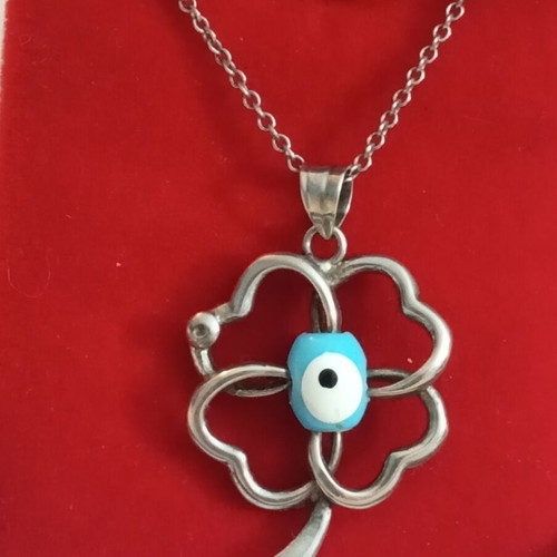 Silver 925 necklace with amulet chain 44, like new