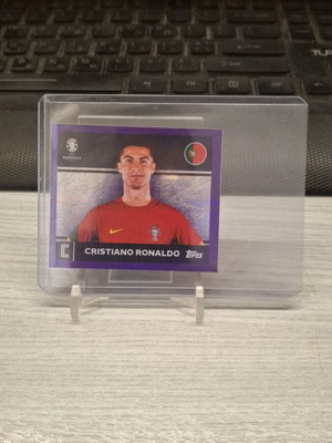Topps UEFA Euro 2024 Cristiano Ronaldo POR2 Purple Parallel new