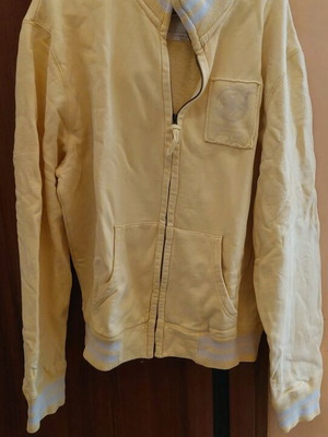 Yellow cardigan used, size XXL