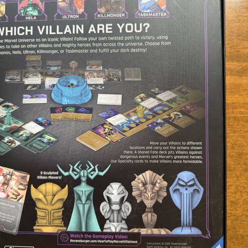 Marvel Villainous Infinite Power board game like new
