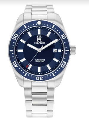 Tommy Hilfiger automatic watch new, silver