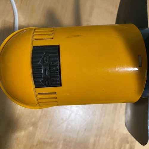 Vintage table fan used, made in Greece, 25w