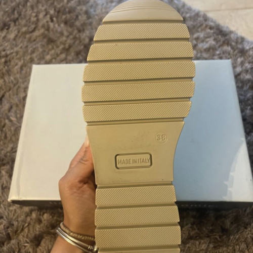 Imac anatomical women's shoes new, beige gold, size 38