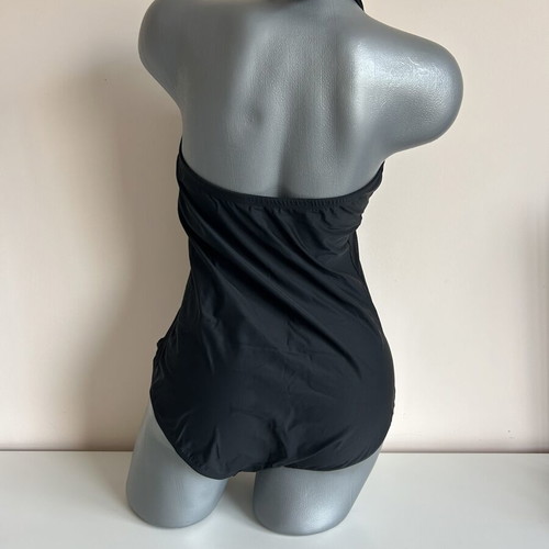 Black one-piece swimsuit size XL new