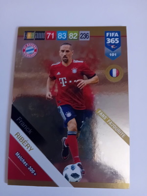 Panini FIFA 365 2019 Ribery card like new